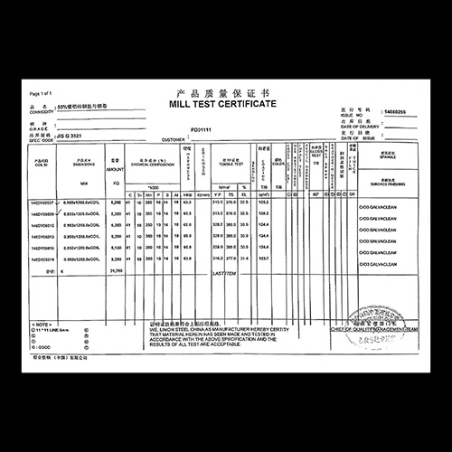 JISCO Galvalume Sheet DX51D/120g/150g 
